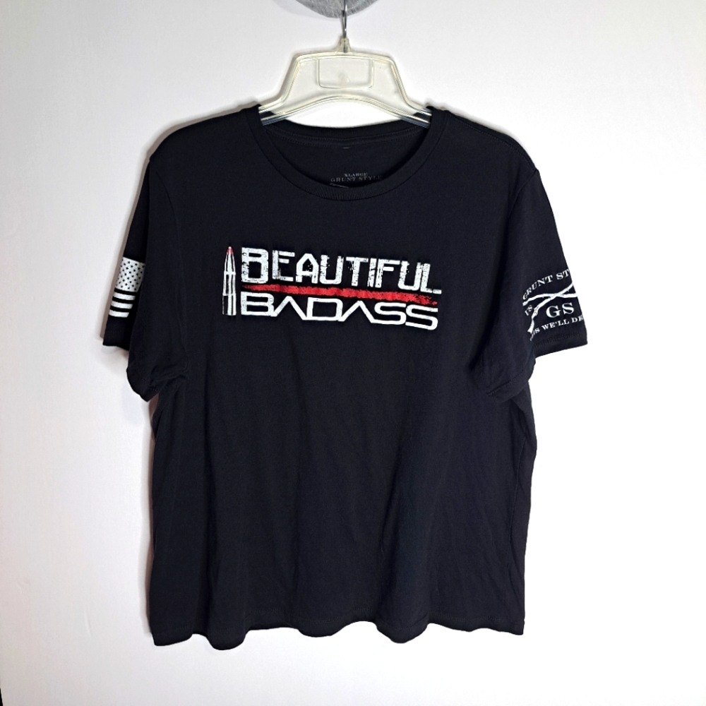 Beautiful Bad@ss Grunt Style Tee Size xlarge